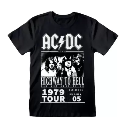 AC/DC T-Shirt Highway To Hell 1979 Tour Czarny termékfotója