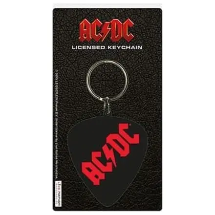 AC/DC PVC brelok do kluczy z plektrum zdjęcie produktu
