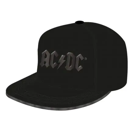 ACDC Snapback Czapka z błyszczącym czarnym logo zdjęcie produktu