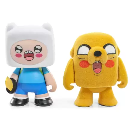 Adventure Time Zestaw Mini Figurek 2-Pack Finn & Jake Flocked 7 cm zdjęcie produktu