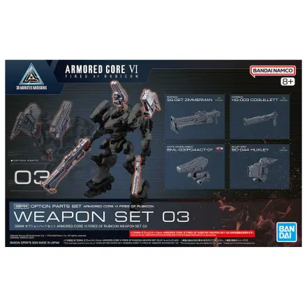 Armored Core VI Fires of Rubicon Weapon 03 Option Parts Set Zestaw Modeli 30MM zdjęcie produktu
