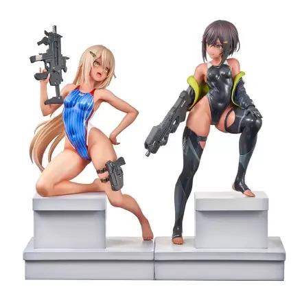 Arms Note Statue 1/7 Drużyna Pływacka Bucho-chan i Kohai-chan 22 cm termékfotója