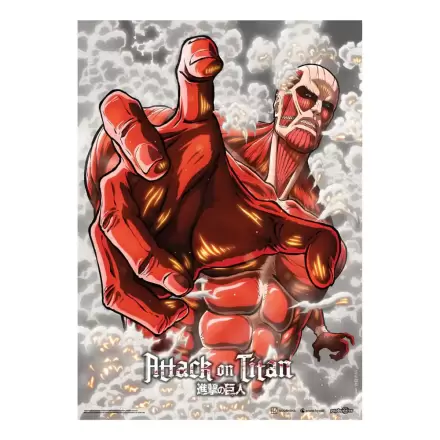 Attack On Titan Fabric Poster Colossal Titan 84 x 118 cm - Plakat Materiałowy termékfotója