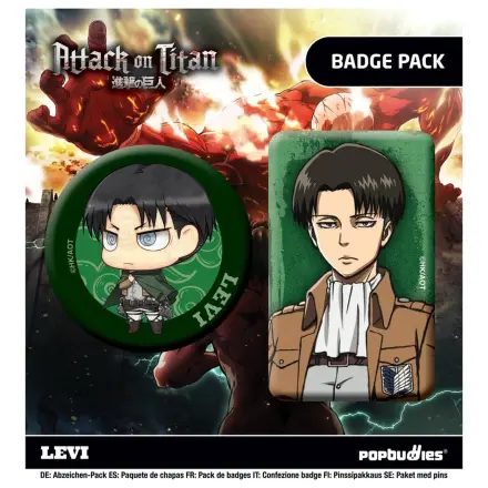 Attack on Titan Zestaw 2 Odznak Levi zdjęcie produktu