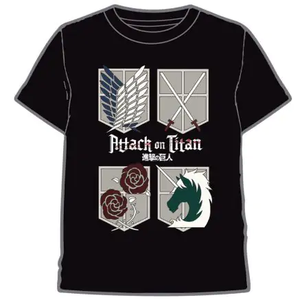 T-shirt Attack on Titan Logos termékfotója