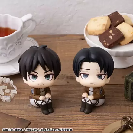 Attack on Titan Look Up PVC Statuetka Eren Jaeger & Levi Zestaw (z prezentem) 11 cm zdjęcie produktu