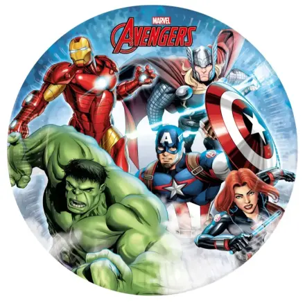 Avengers talerze papierowe 8 sztuk 23 cm zdjęcie produktu