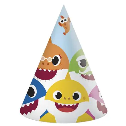 Baby Shark Party hat, kapelusz stożkowy, 6 szt. zdjęcie produktu
