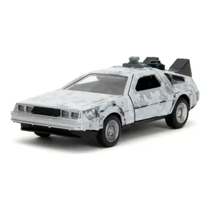 Powrót do przyszłości Hollywood Rides Diecast Model 1/32 DeLorean Time Machine Frost termékfotója