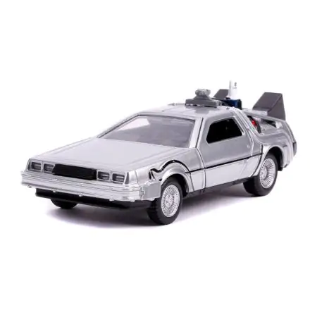 Powrót do przyszłości II Hollywood Rides Diecast Model 1/32 DeLorean Wehikuł Czasu termékfotója