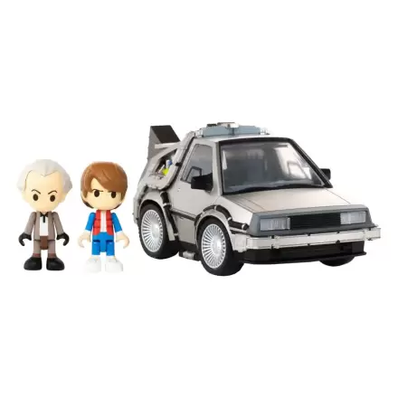 Back to the Future Q-Village Pojazd z mini-figurkami Time Machine 9 cm zdjęcie produktu