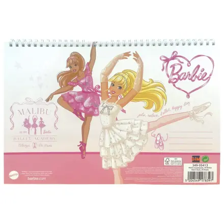 Barbie Ballerina A4 spiralny szkicownik, 30 arkuszy zdjęcie produktu