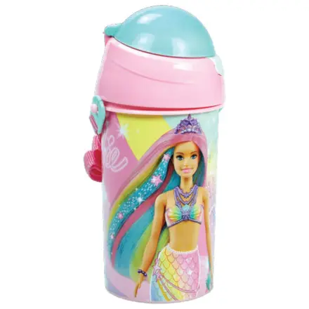 Barbie Sparkle Plastikowa butelka ze słomką i haczykiem 500 ml zdjęcie produktu