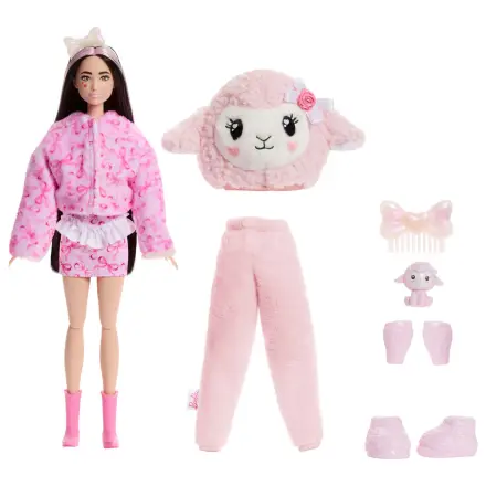 Barbie Sweet Ties Cutie Reveal Pink Sheep lalka zdjęcie produktu