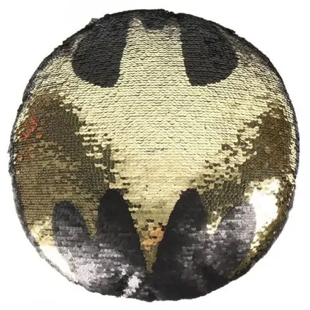 Batman Odwracalna Poduszka Kształtna z Cekinami 30 cm zdjęcie produktu