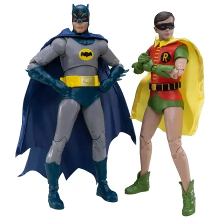 Batman Classic TV Series DC Multiverse McFarlane Collector Edition zestaw 2 figurek akcji Batman i Robin 18 cm zdjęcie produktu
