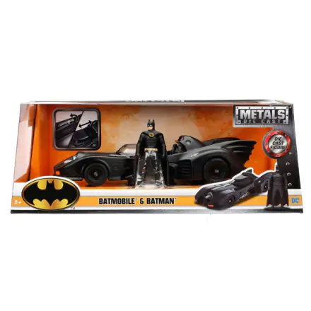 Batman Diecast Model 1/24 1989 Batmobil z figurką termékfotója