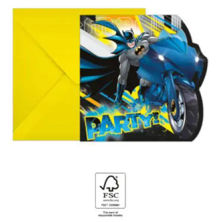 Batman Rogue Rage Zaproszenie na imprezę 6 szt. FSC zdjęcie produktu