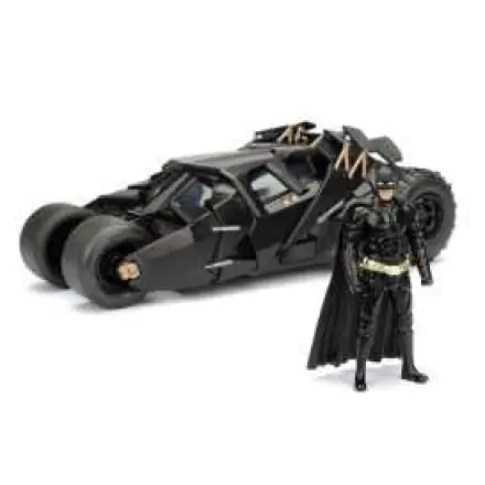Batman The Dark Knight Model odlewany ciśnieniowo 1/24 2008 Batmobile z figurką zdjęcie produktu