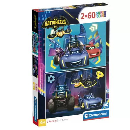 DC Comics Batwheels puzzle 2x60 elementów termékfotója