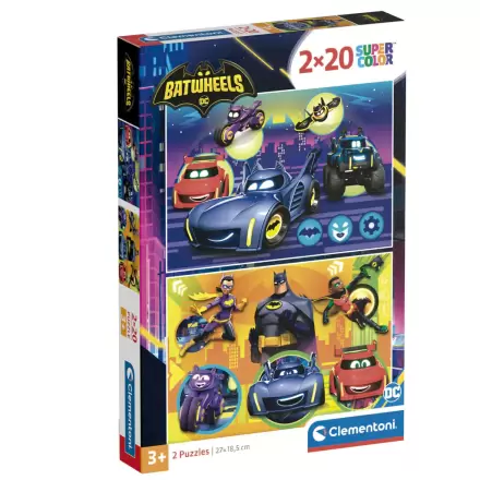 DC Comics Batwheels puzzle 2x60 elementów termékfotója