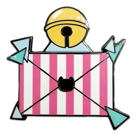 Bee and PuppyCat Bobble Pin Badge Letter 5 cm - przypinka z ruchomą główką zdjęcie produktu
