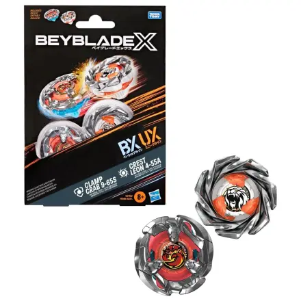 Beyblade X Clamp Crab 9-65S i Crest Leon 4-55A zdjęcie produktu