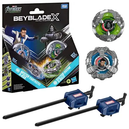 BEYBLADE X Mister Fantastic 9-65A i Doctor Doom 0-80LO zdjęcie produktu