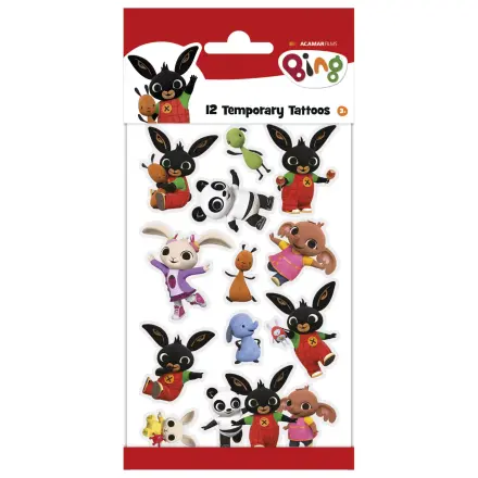 Bing Happy Day Temporary Tattoo 12-pak</string> zdjęcie produktu
