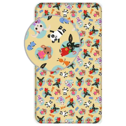 Bing Tiny Town prześcieradło z gumką 90x200 cm zdjęcie produktu