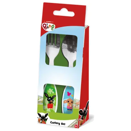 Bing Waving Metalowy zestaw sztućców – 2 sztuki zdjęcie produktu