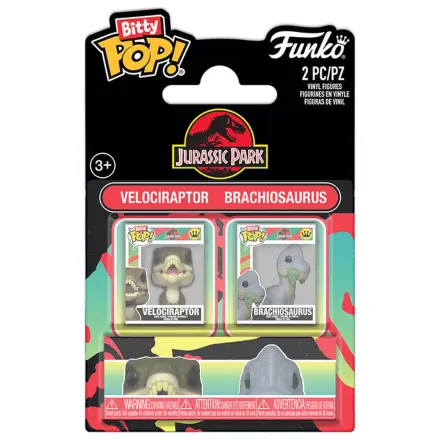Bitty Funko POP pack 2 figurki Jurassic Park Velociraptor & Brachiosaurus zdjęcie produktu