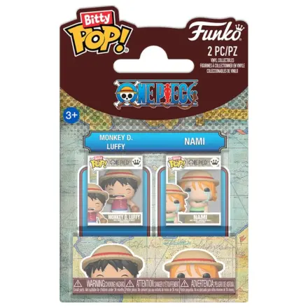 Bitty Funko POP pack 2 figurki One Piece Luffy & Nami zdjęcie produktu