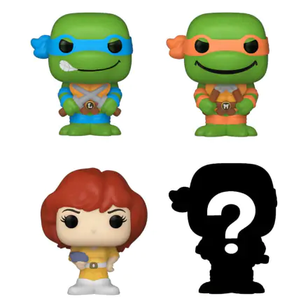 Żółwie Ninja Wojownicze Nastolatki Bitty POP! Figurka Vinyl 4-Pack Leonardo 2,5 cm termékfotója