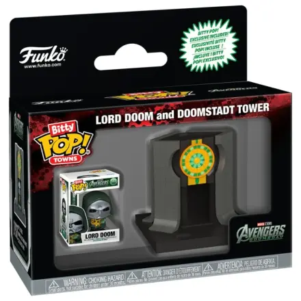 Bitty Funko POP figure Ride Marvel Studios Avengers Doomsday Lord Doom And Doomstadt Tower zdjęcie produktu