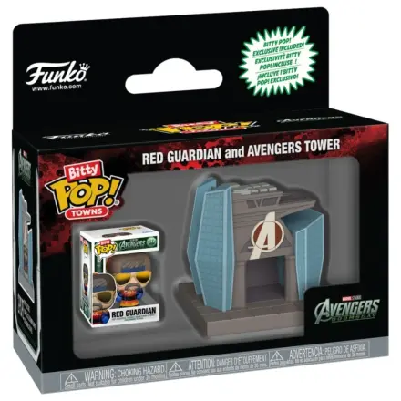 Bitty Funko POP figurka Ride Marvel Studios Avengers Doomsday Red Guardian And Avengers Tower zdjęcie produktu