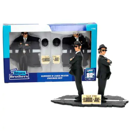 Blues Brothers Movie Icons Statue 2-Pack Jake & Elwood 18 cm Statuetki termékfotója