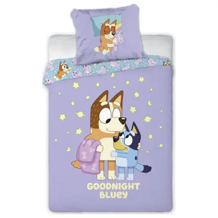 Bluey Goodnight zestaw poszewek na kołdrę dla dzieci, do przedszkola zdjęcie produktu