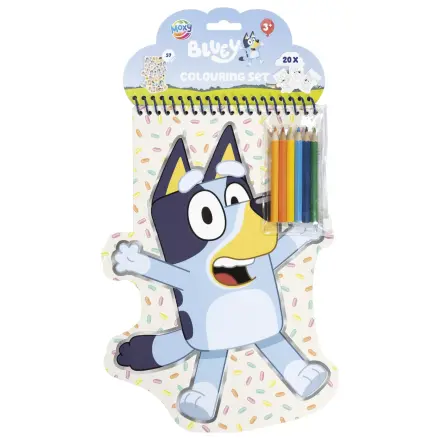 Bluey Happy Shape zestaw do kolorowania z naklejkami i kredkami zdjęcie produktu
