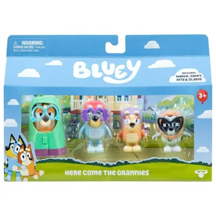 Bluey Here Come The Grannies pack 4 figurki zdjęcie produktu