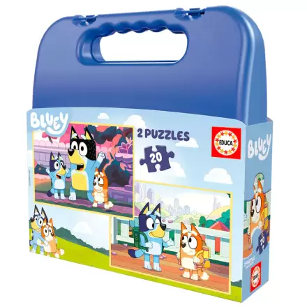 Bluey briefcase puzzle 2x20 elementów termékfotója