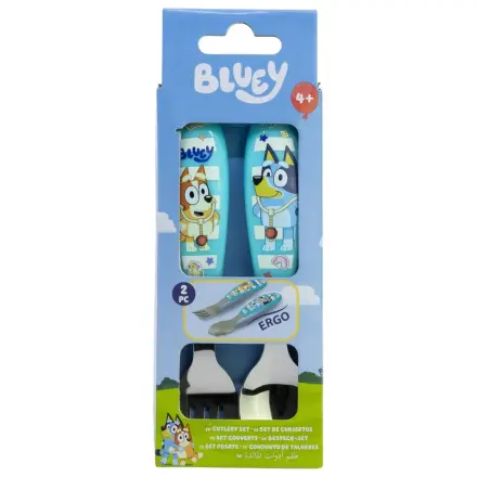 Bluey Yummy Metalowy Ergonomiczny Zestaw Sztućców - 2 sztuki zdjęcie produktu