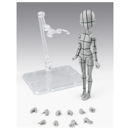 Body Series Body-Chan- Ken Sugimori Edition Wireframe Gray Color Ver. S.H. Figuarts figurka 13cm zdjęcie produktu