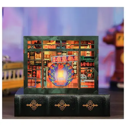 BOOK NOOK KIT DIY Hong Kong Neon Light 49 elementów + światło LED zdjęcie produktu