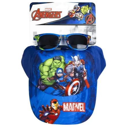 Avengers Niebieskie Okulary Przeciwsłoneczne i Zestaw Czapka Baseballowa zdjęcie produktu