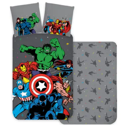 Avengers Klasyczna poszewka na kołdrę w stylu komiksowym zdjęcie produktu