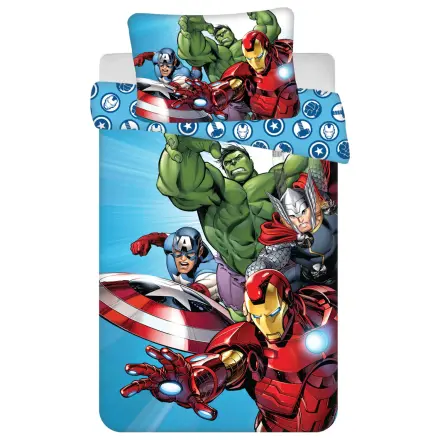 Avengers Light Blue dziecięca, przedszkolna poszewka na kołdrę zdjęcie produktu