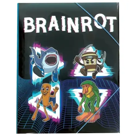 Brainrot Dark A/4 Gumowa Teczka zdjęcie produktu