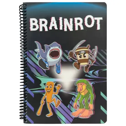Brainrot Dark B/5 zeszyt w linie w spirali, 70 kartek zdjęcie produktu