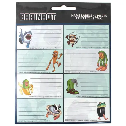 Brainrot Vibes etykieta na notes 16 sztuk zdjęcie produktu